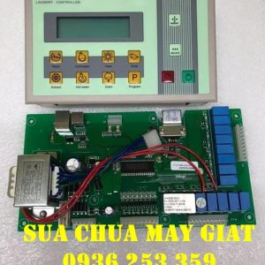 Màn hình và Main điều khiển điện máy giặt công nghiệp - sử dụng cho dịch vụ sửa chữa thay thế cho máy giặt sấy công nghiệp