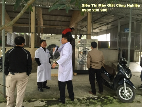 Máy giặt sấy công nghiệp lắp đặt cho Trung tâm y tế huyện Nghệ An