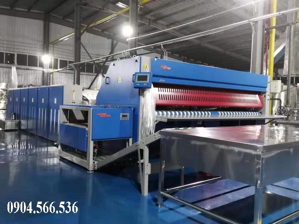 Thiết kế xưởng giặt là công nghiệp và quy trình giặt là.
