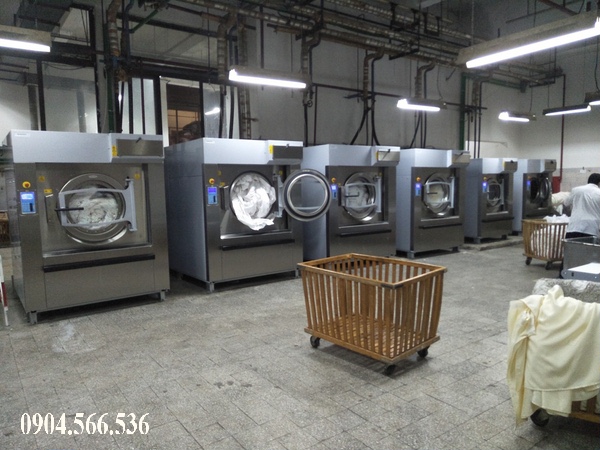 Thiết kế xưởng giặt là công nghiệp và quy trình giặt là.