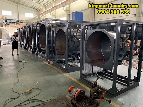 Cấu tạo máy giặt công nghiệp công suất lớn