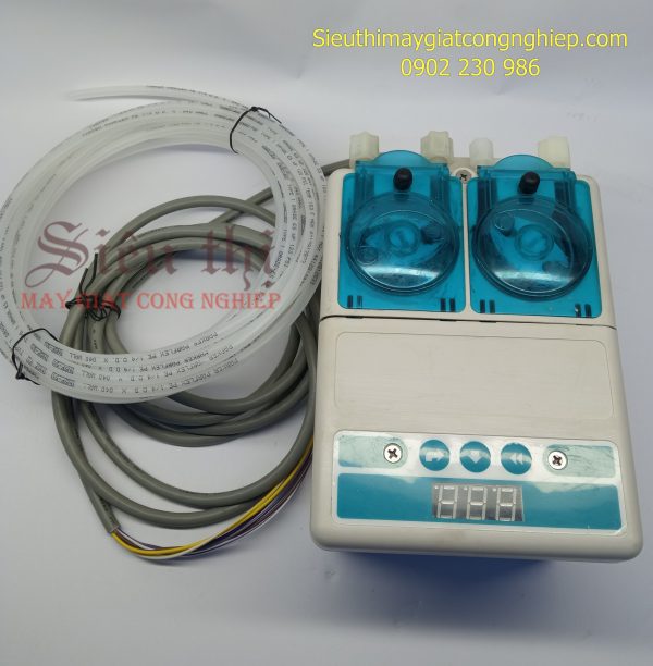 Bơm định lượng hóa chất tự động cho máy rửa bát công nghiệp