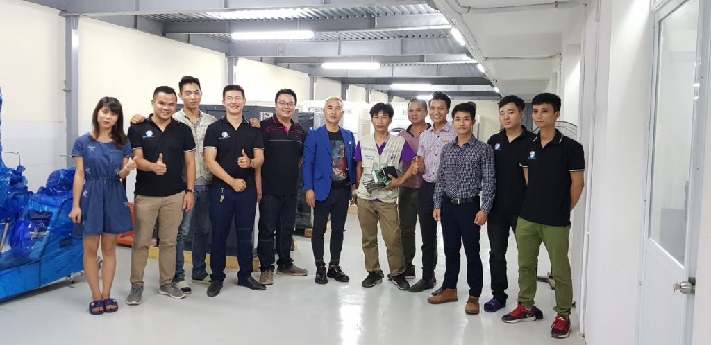 siêu thị máy giặt công nghiệp và đối tác Hàn Quốc