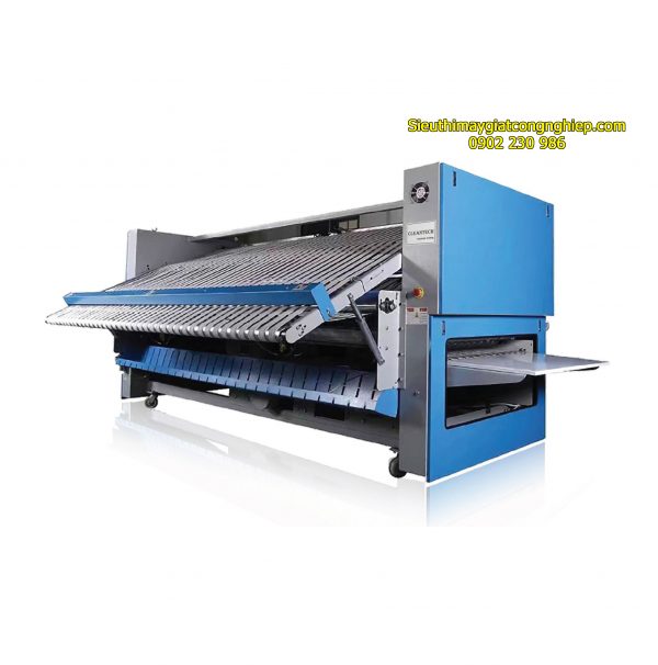 Máy gấp khăn ga giường tự động khổ 3,3m 1 làn - 4 làn Cleantech TO-GD-3300