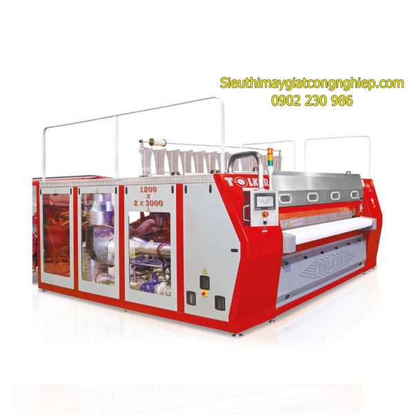 Máy là lô lòng máng 2 con lăn khổ 3,3m Vela Chi 28033 Tolkar