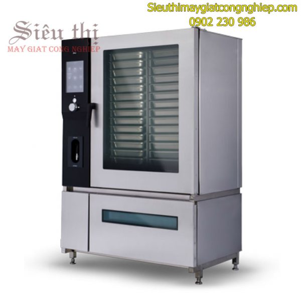 Tủ nấu hấp cơm công nghiệp dùng gas 600 người ăn PMSRCE-600S Prime