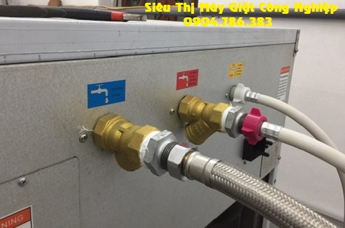 Đấu nối Máy giặt, máy sấy, máy là cho xưởng giặt ở Quảng Bình