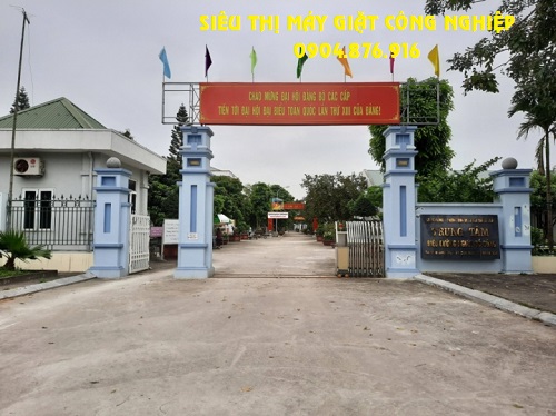 Máy giặt sấy công nghiệp cho TT điều dưỡng Thanh Hóa