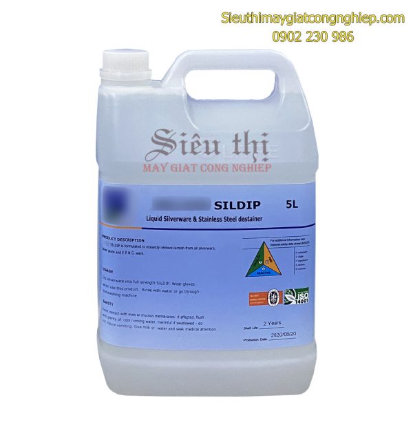 Nước tẩy rửa dụng cụ bằng thép và bạc Sildip