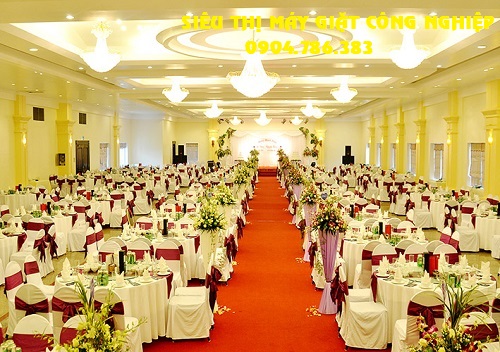 Mức độ sử dụng đồ vải của Trung tâm tiệc cưới rất lớn