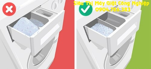 Bột giặt cần sử dụng với liều lượng phù hợp