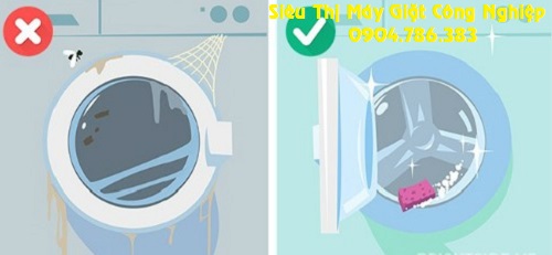 Máy giặt cần được chăm sóc