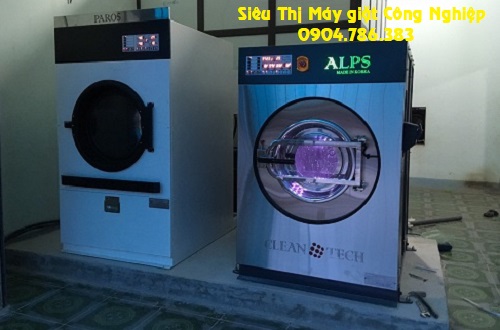 Máy giặt sấy công nghiệp nhập khẩu nguyên chiếc từ Hàn Quốc