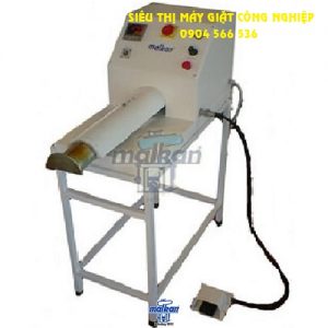 Cầu là dập tạo nếp gấp cho quần và đai quần, tích hợp hệ thống nén khí (nằm ngang) MalKan UPP35