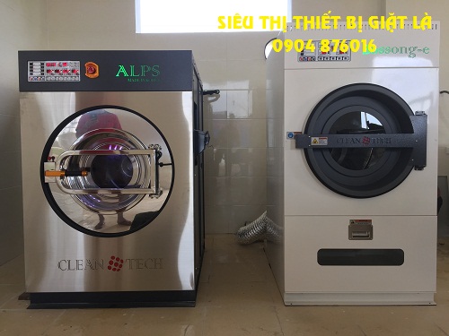 Bán thiết bị sấy giặt là công nghiệp cho trường học ở Hà Tĩnh