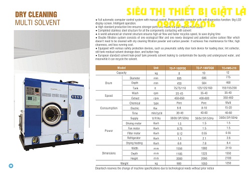 Thiết bị giặt là công nghiệp Cleantech - Công Nghệ Nhật