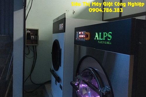 Máy giặt công nghiệp lắp đặt tại nhà khách Hải Quân, Hải Phòng