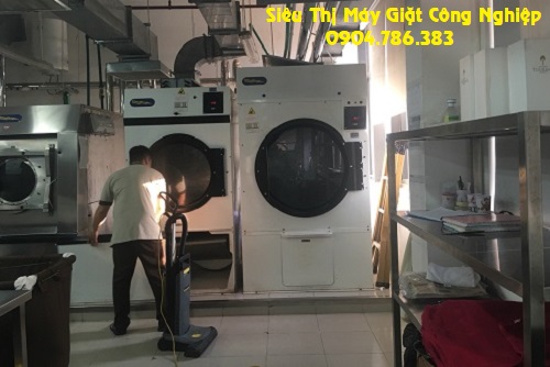 Máy giặt công nghiệp ở nhà máy Đạm Ninh Bình