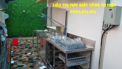 Máy rửa chén công nghiệp Prime loại cửa sập