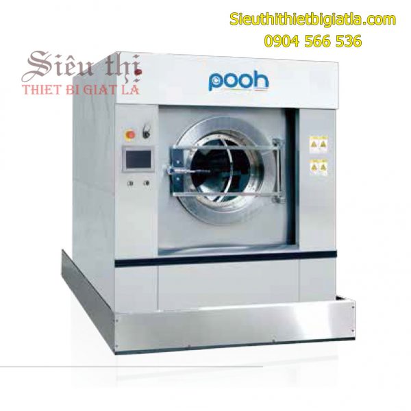 Máy giặt công nghiệp lồng nghiêng 100kg Pooh SXT-100F