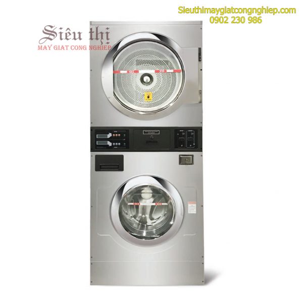 Máy giặt sấy chồng tầng bỏ xu 13kg dùng gas SXTH-130FRT Cleantech