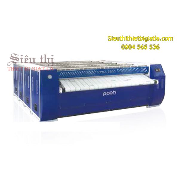 Máy là lô công nghiệp 3 con lăn khổ 3,3m Pooh YZIII-3300