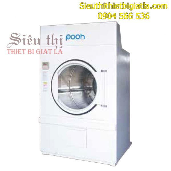 Máy sấy công nghiệp vỏ inox dùng gas 70kg Pooh HG-70R