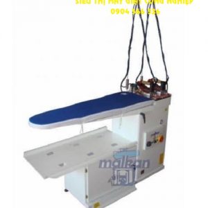 Cầu là không gia nhiệt tích hợp hút chân không nồi hơi và 2 bàn là cầm tay Malkan UP5012