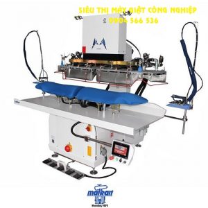 Cầu là dập hệ thống nén khí tuyến tính tạo form mặt sau cho áo dạng dọc MalKan UPP16LUPP17L