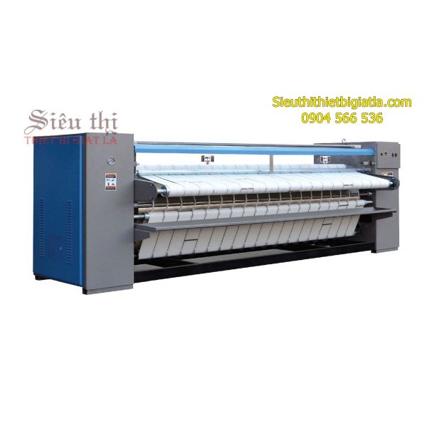 Máy là lô công nghiệp 2 con lăn dùng gas khổ 3,3m Laundry Hitech YRII-3300