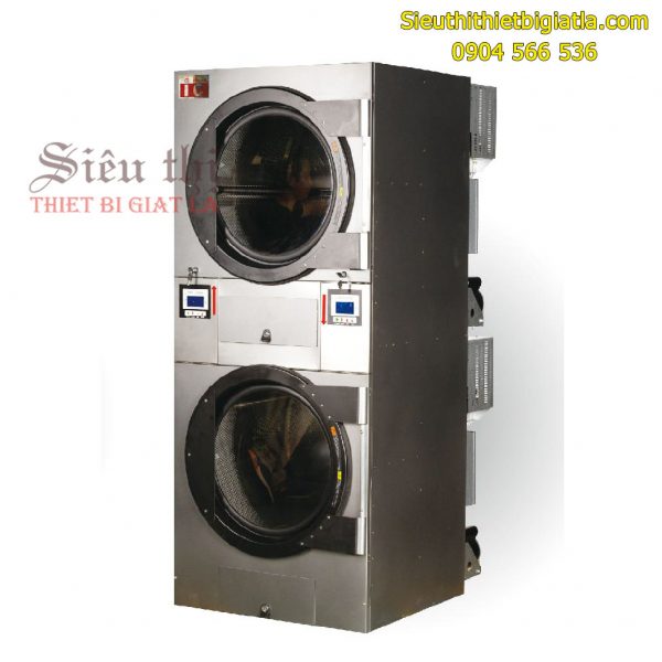 Máy sấy chồng tầng 13,5kg TO-HT-2x15 Cleantech