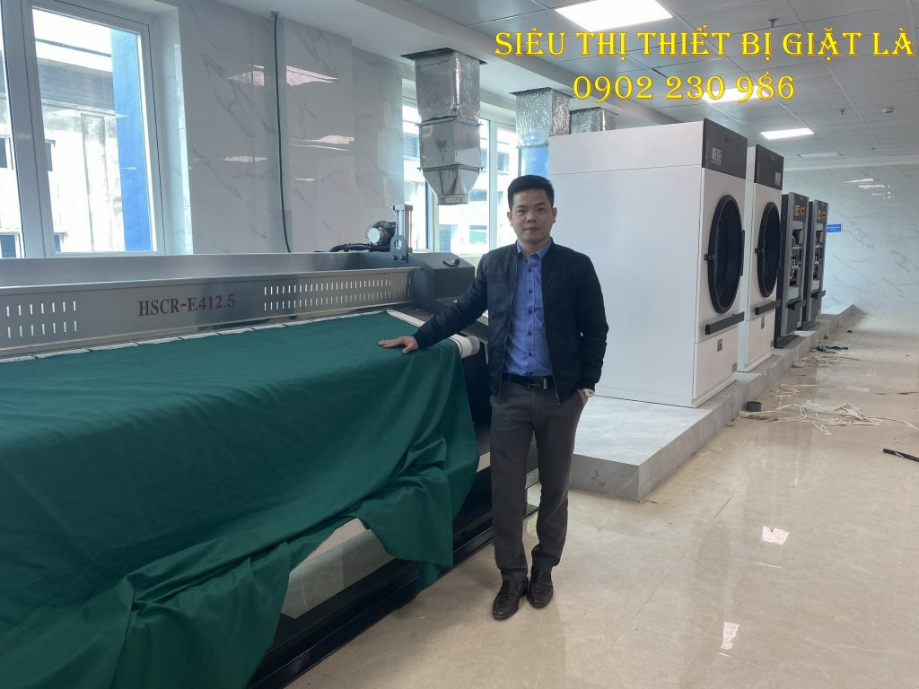 Mẫu máy giặt sấy công nghiệp HS Cleantech cho các bệnh viện da khoa 500 giường bệnh
