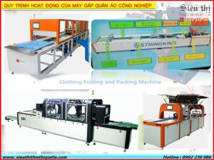 Quy trình hoạt động của máy gấp quần áo công nghiệp