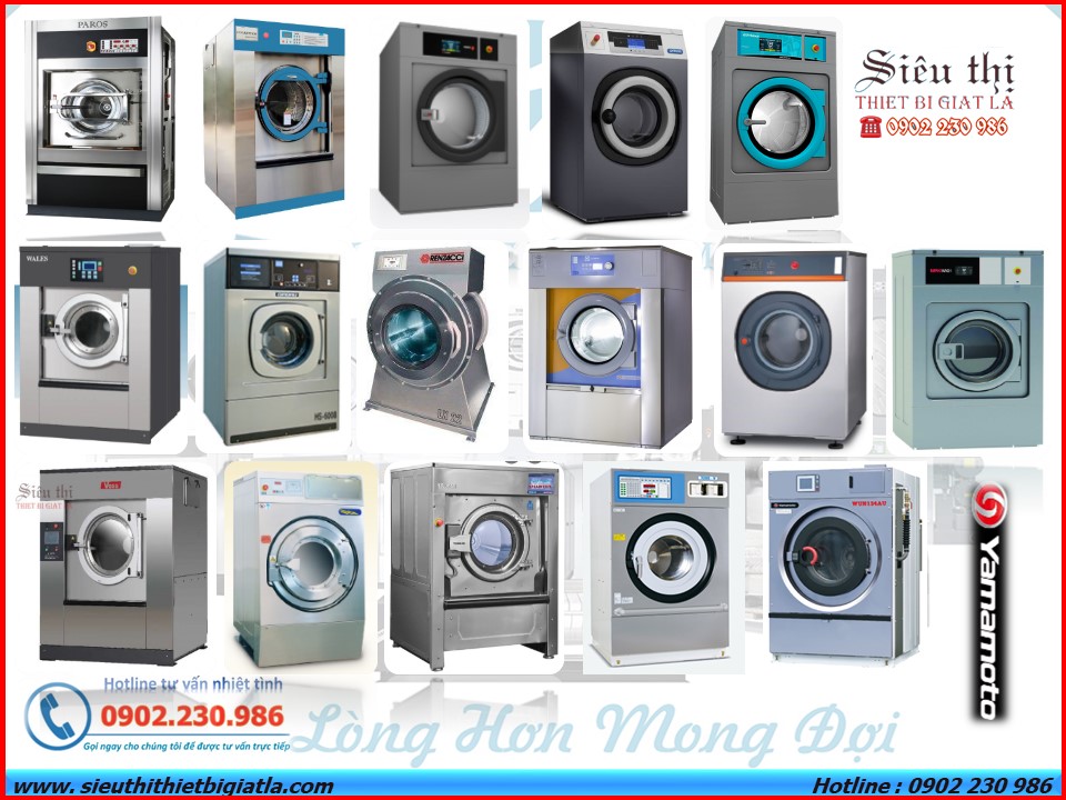 Tổng hợp các dòng máy giặt công nghiệp 25kg phố biến nhất