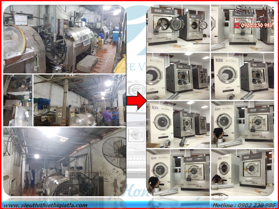 Sự phát triển về quy mô khách sạn cũng như thiết bị giặt là công nghiệp