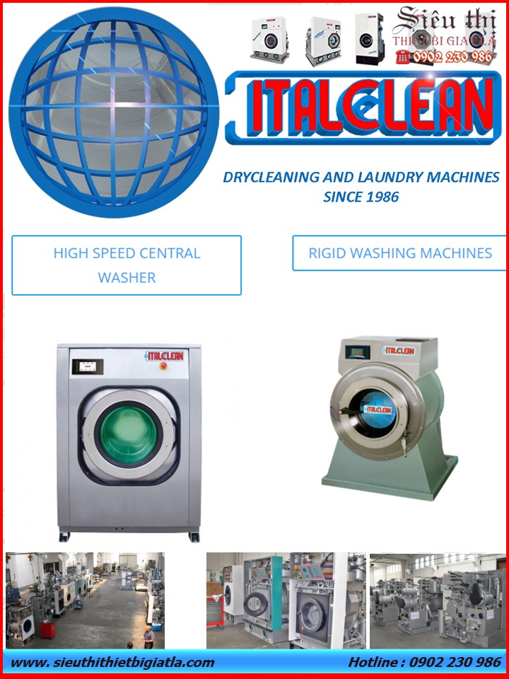 Máy giặt công nghiệp 35kg Itaclean - Ý