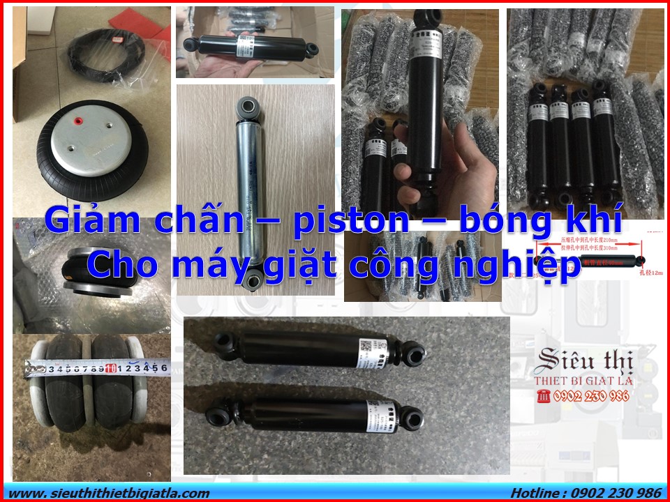 Giảm chấn – piston – bóng khí Cho máy giặt công nghiệp