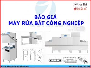 Báo Giá Máy Rửa Bát Công Nghiệp Loại Cửa Sập Và Băng Chuyền DXE Nhập Khẩu