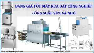 Máy rửa bát công nghiệp công suất vừa và nhỏ
