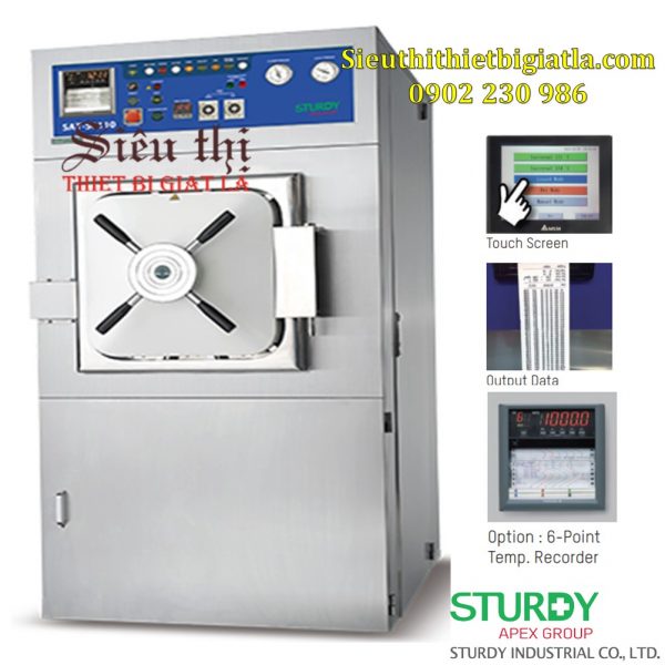 Nồi hấp tiệt trùng 100L 143L 196L 350L 110L 260L 454L 680L 848L Sturdy HP Series