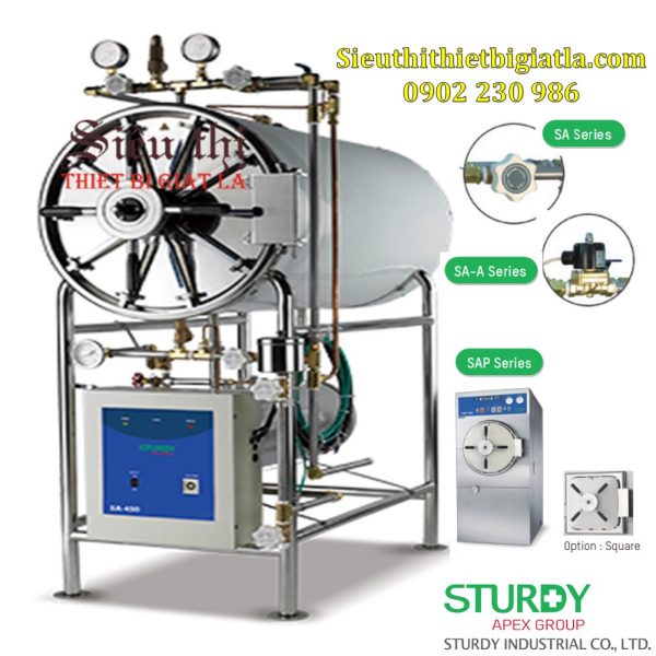Nồi hấp tiệt trùng 100L 143L 196L 350L Sturdy SA Series