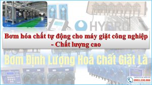 Bơm hóa chất tự động cho máy giặt công nghiệp - Chất lượng cao