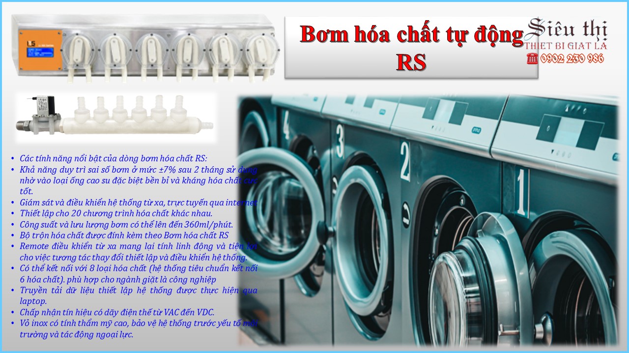 Dòng bơm hóa chất RS và các tính năng nổi bật của nó