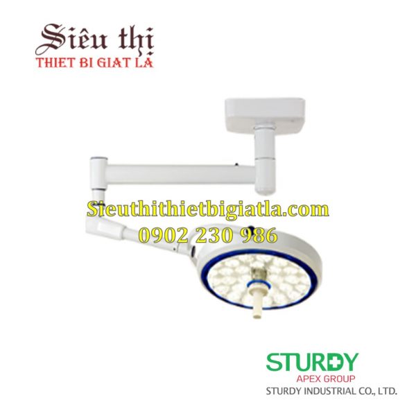 Đèn phẫu thuật gắn trần 1 nhánh Sturdy SLJ-100C được Siêu thị thiết bị giặt là phân phối chính hãng tại Việt Nam.