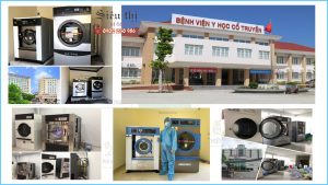 Máy giặt công nghiệp cung cấp cho bệnh viện y học cổ truyền Tuệ Tĩnh