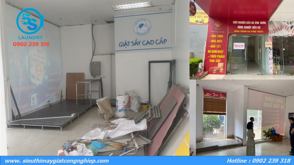 Khảo sát và triển khai hoàn thiện tiệm Giặt Sấy 5S PVY