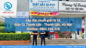 Lên mô hình 3D Cửa hàng giặt sấy 5S PVY