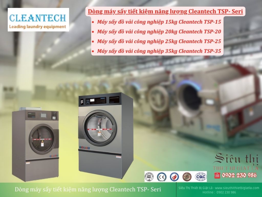 Dòng máy sấy tiết kiệm năng lượng Cleantech TSP- Seri