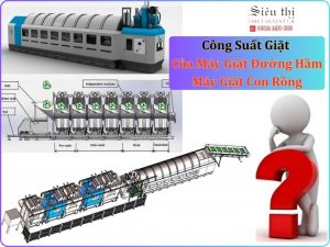 Công suất máy giặt đường hầm