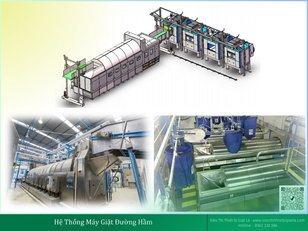 Hệ Thống Máy Giặt Đường Hầm